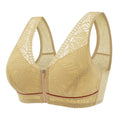 S-6XL Sportyoga beha katoenen cups rits aan de voorkant ondergoed ademend dames geen stalen ring tanktop kant grote maat beha